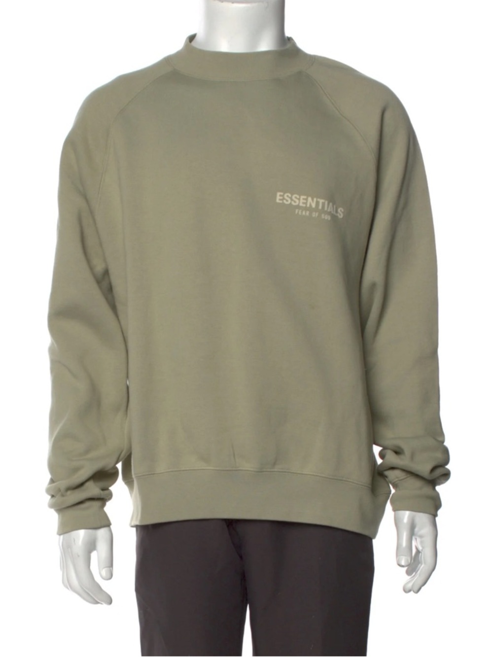 Fear Of God Essentials Men's Green Sweatshirt